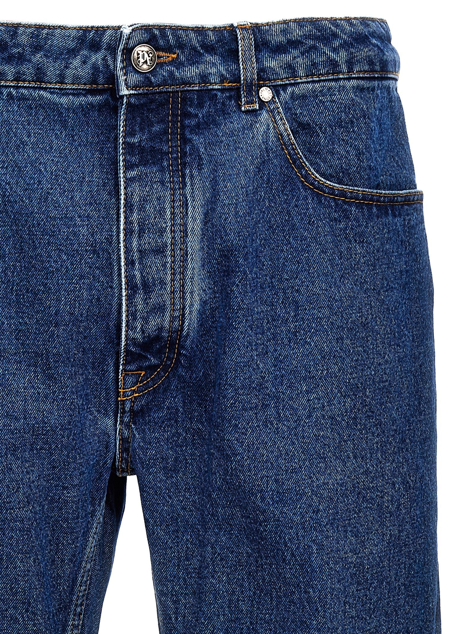Palm Angels - nan - Blue - Jeans