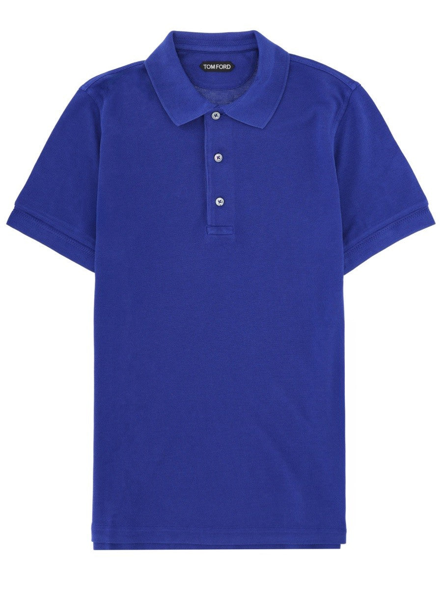 TOM FORD - Man - Blue - Polo Shirt