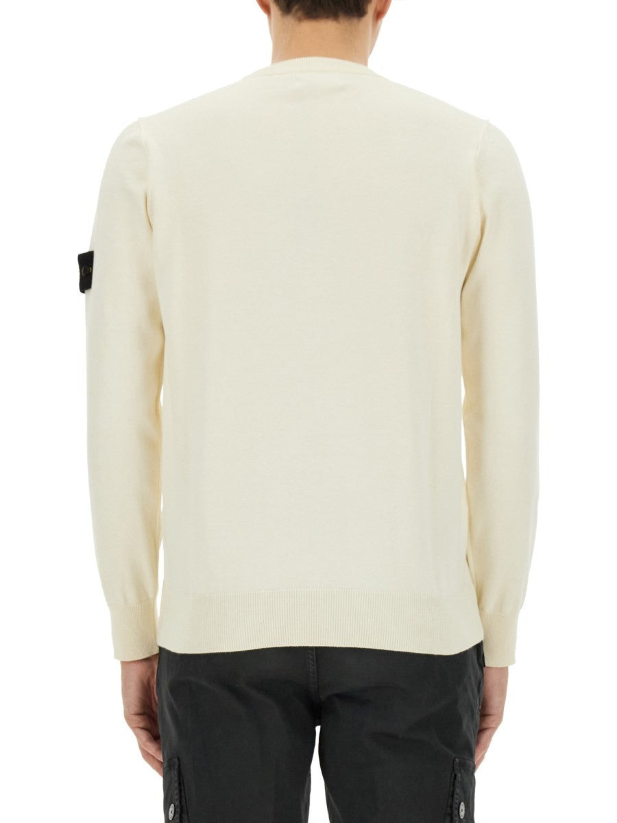 Stone Island - Man - White - Sweater