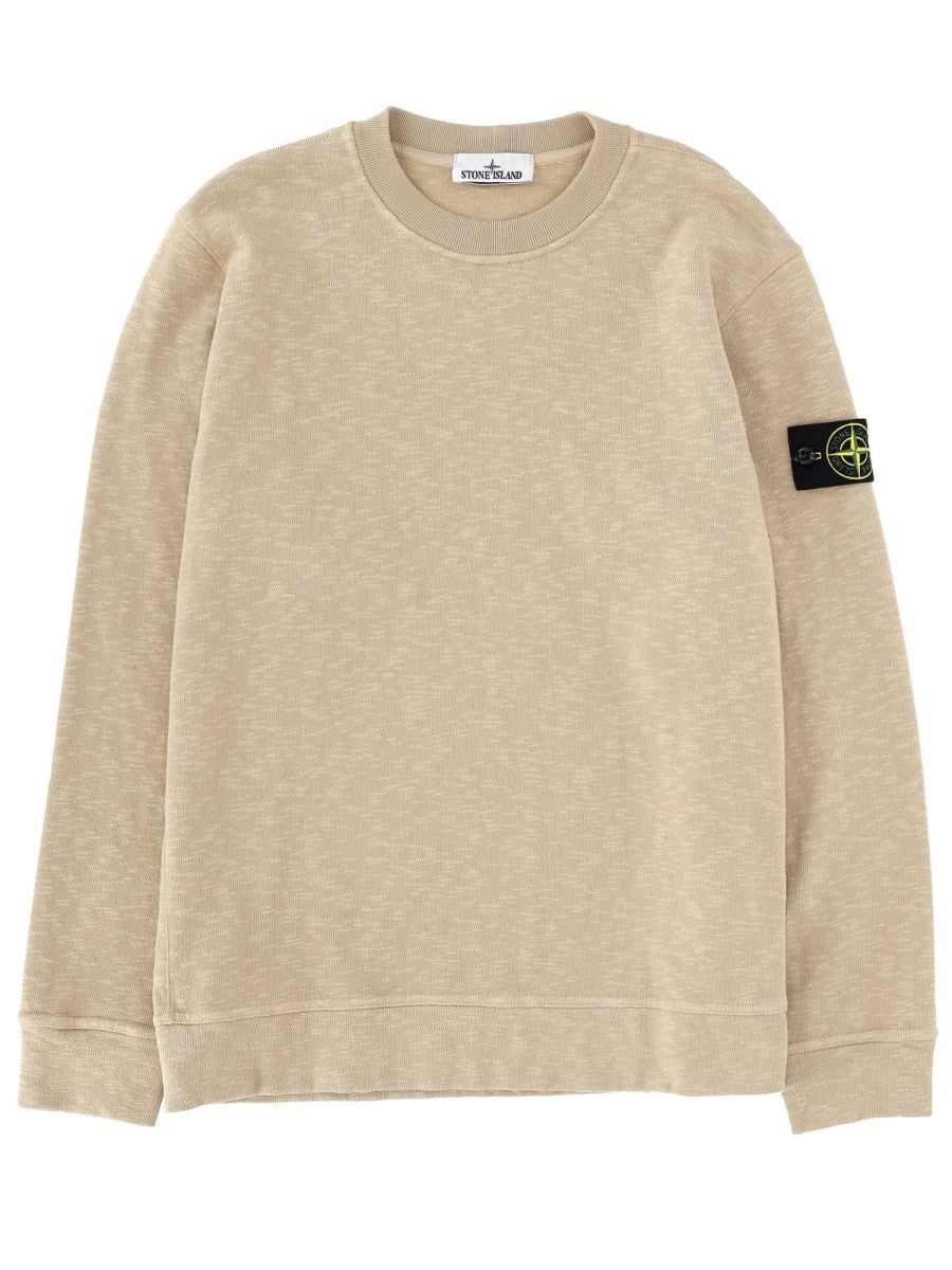 Stone Island - Man - Beige - Sweatshirt