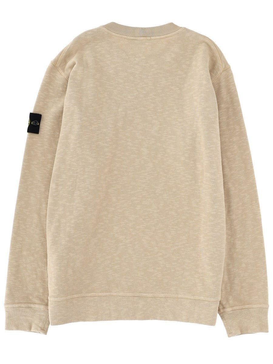 Stone Island - Man - Beige - Sweatshirt
