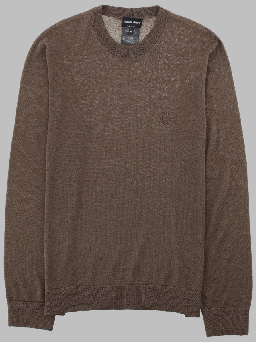 Giorgio Armani - Man - Brown - Sweater