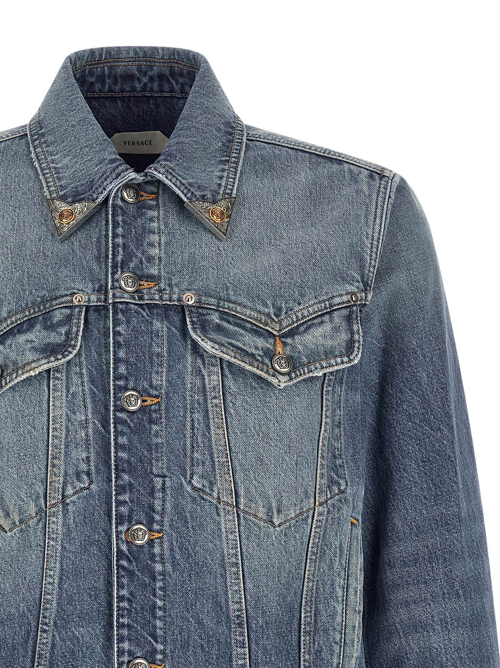 Versace - nan - Blue - Jacket