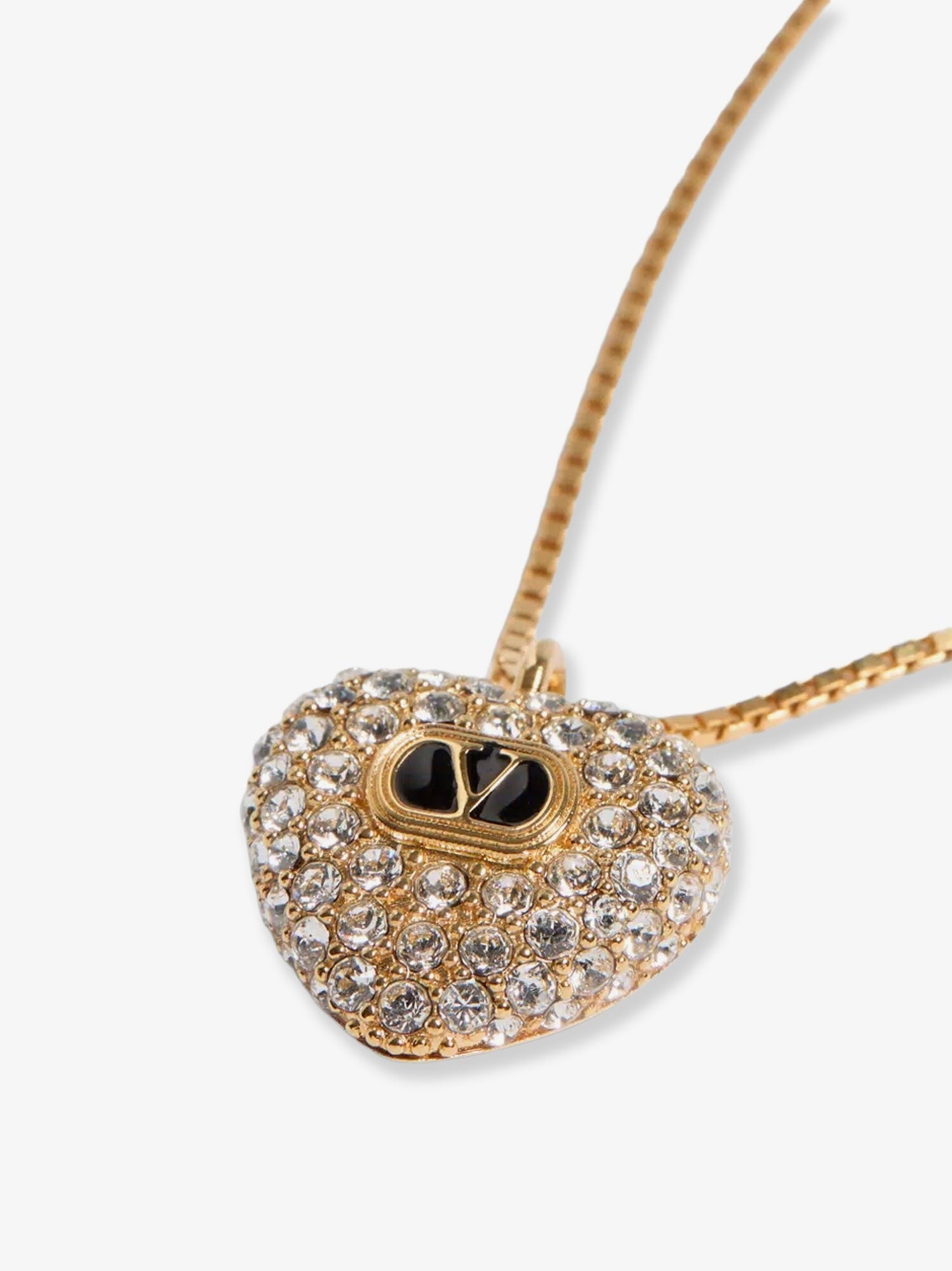 Valentino Garavani - Woman - Oro/Nero/Crystal - Jewelry