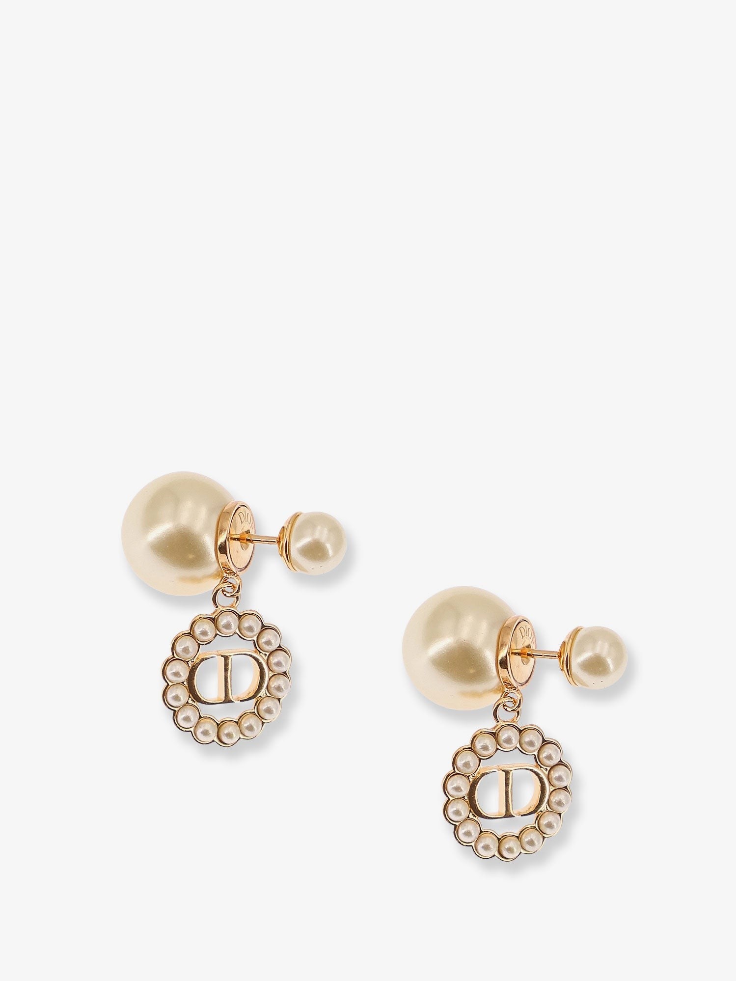 Dior - Woman - Gold White - Earring