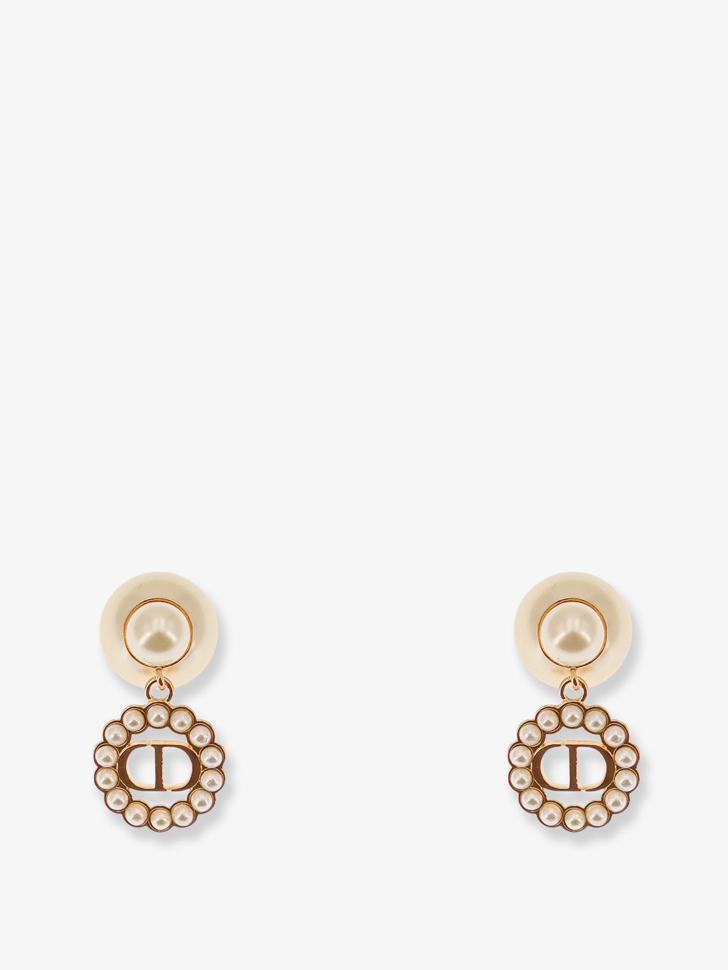 Dior - Woman - Gold White - Earring