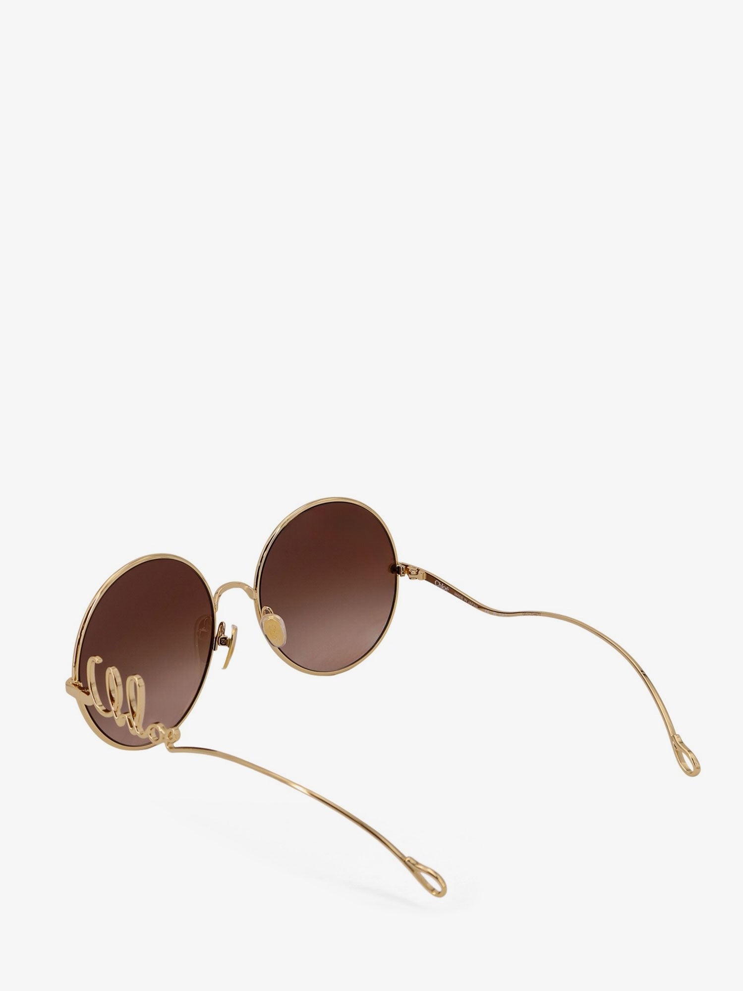 CHLOÉ - Woman - Gold/Brown - Sunglasses