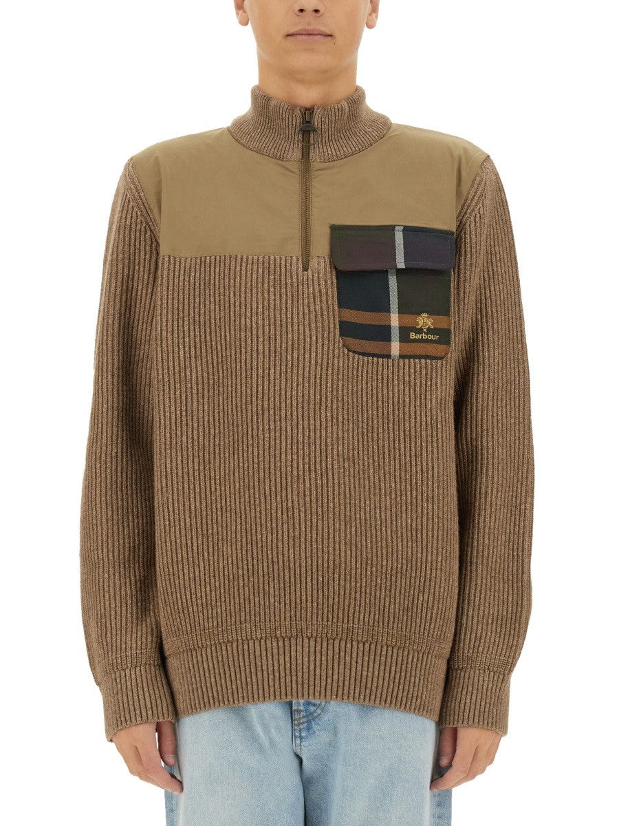 BARACUTA X BARBOUR - Man - Beige - Sweater