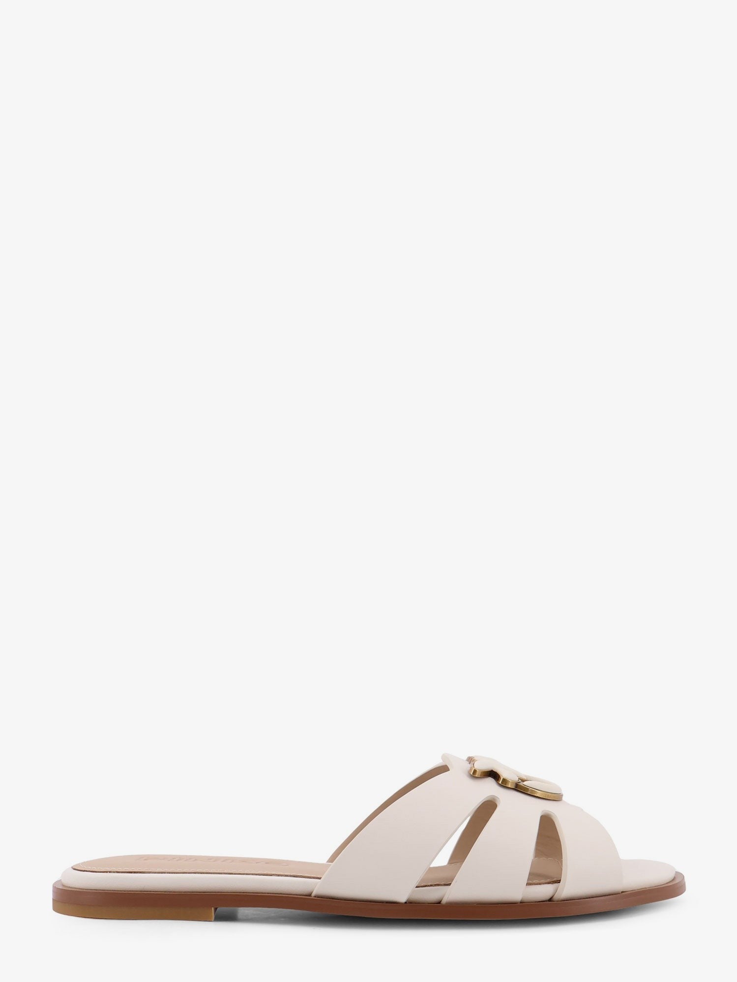 Pinko - Woman - White - Flat Sandal