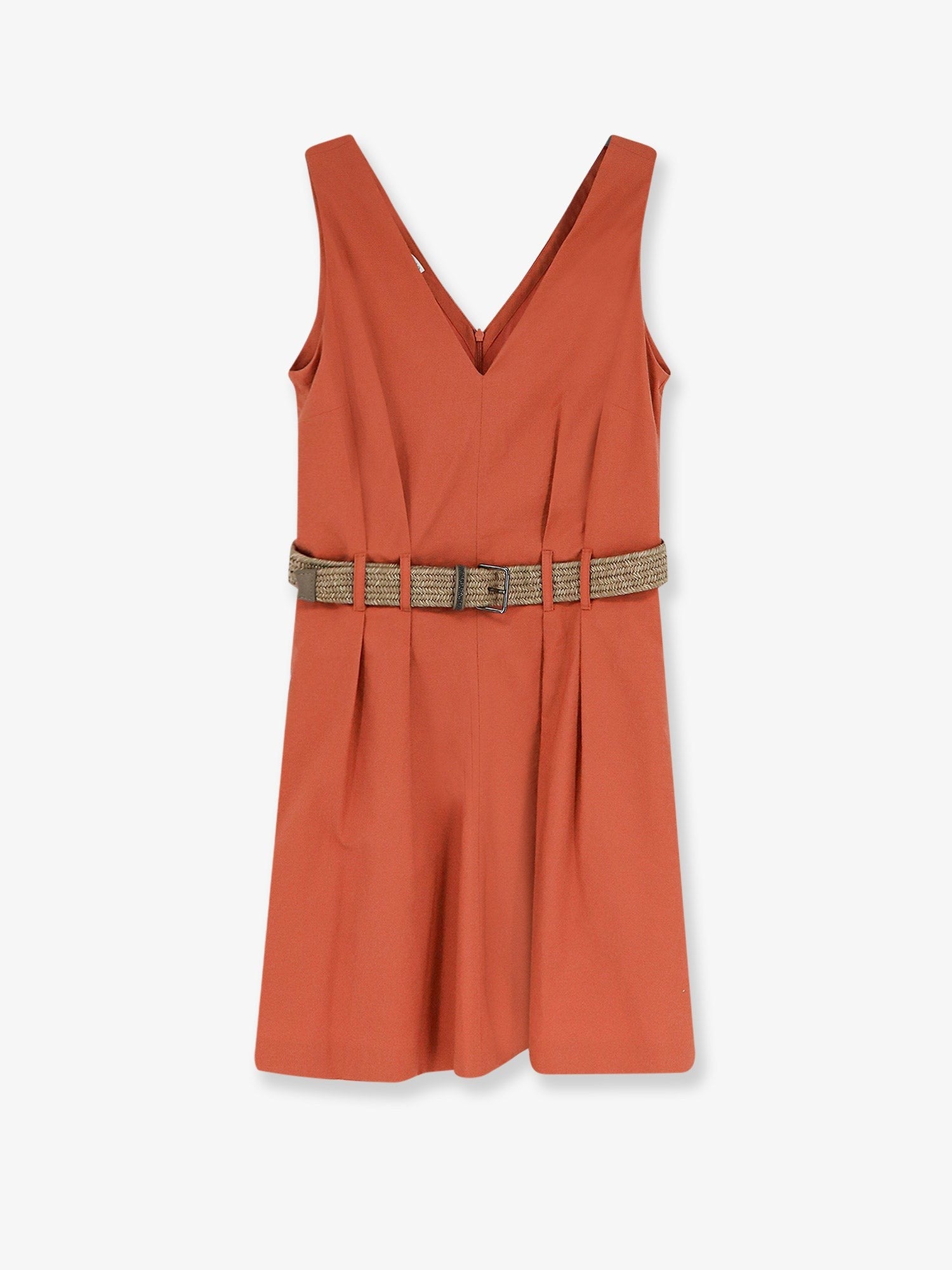Brunello Cucinelli - Woman - Orange - Dress
