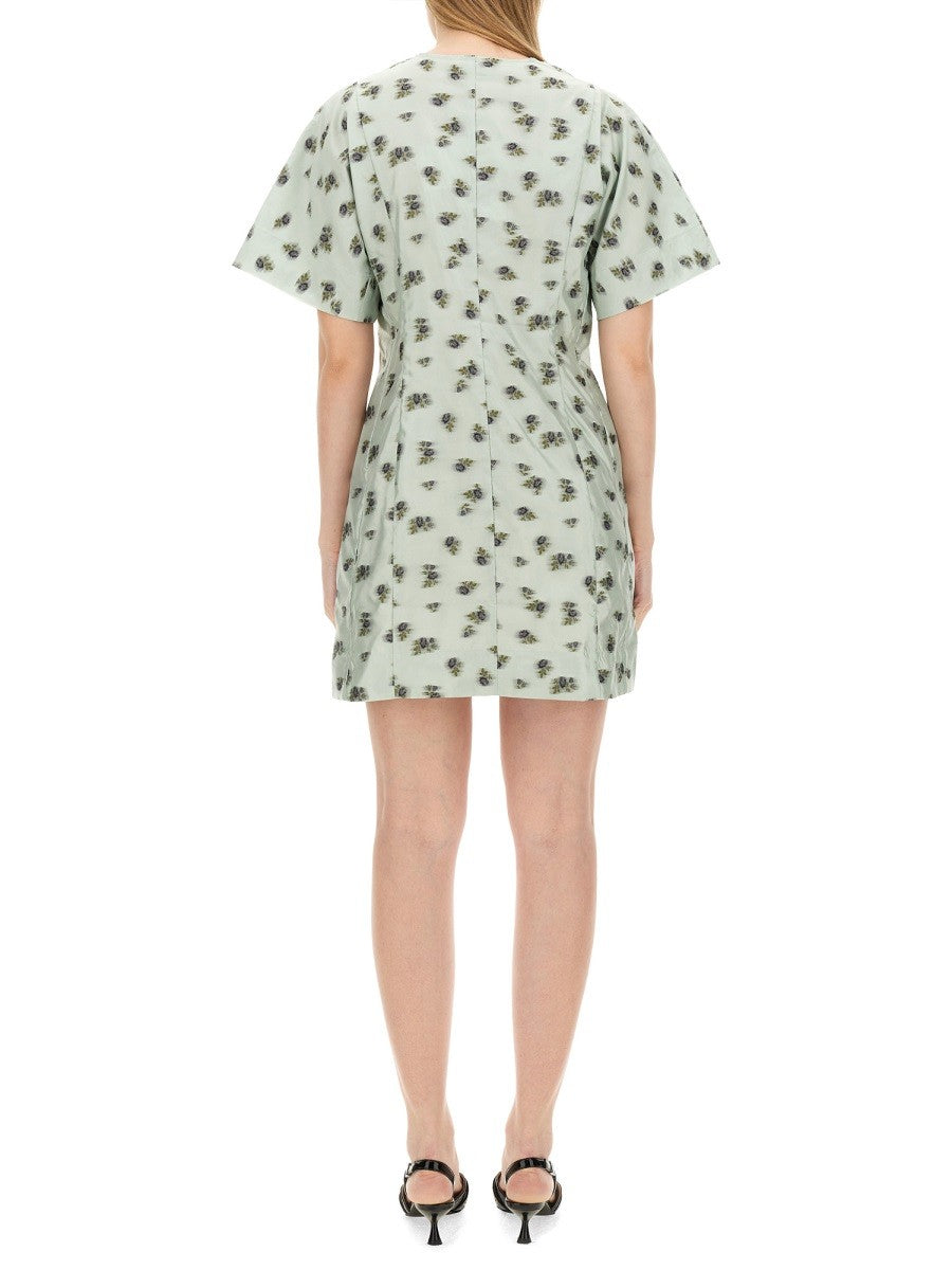 GANNI - Woman - Green - Dress
