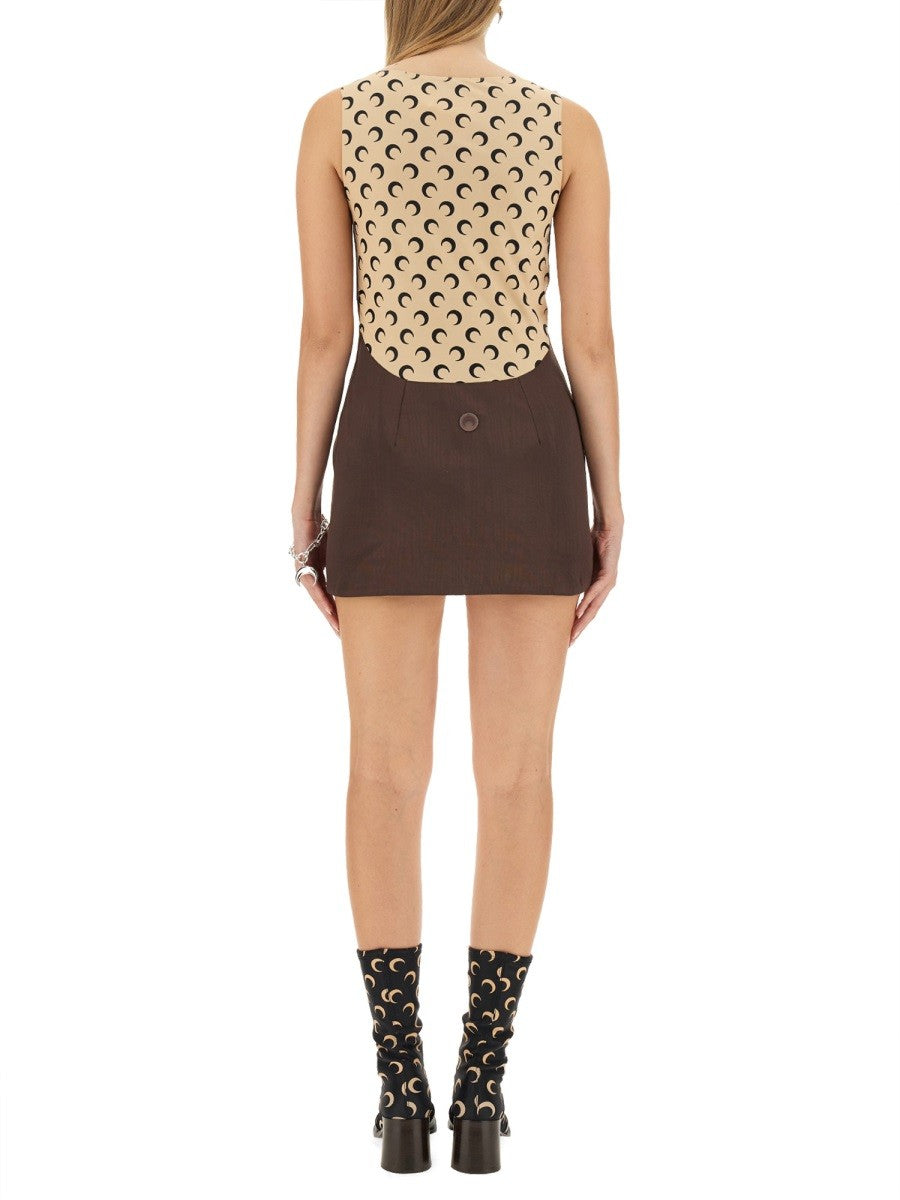 MARINE SERRE - Woman - Brown - Dress