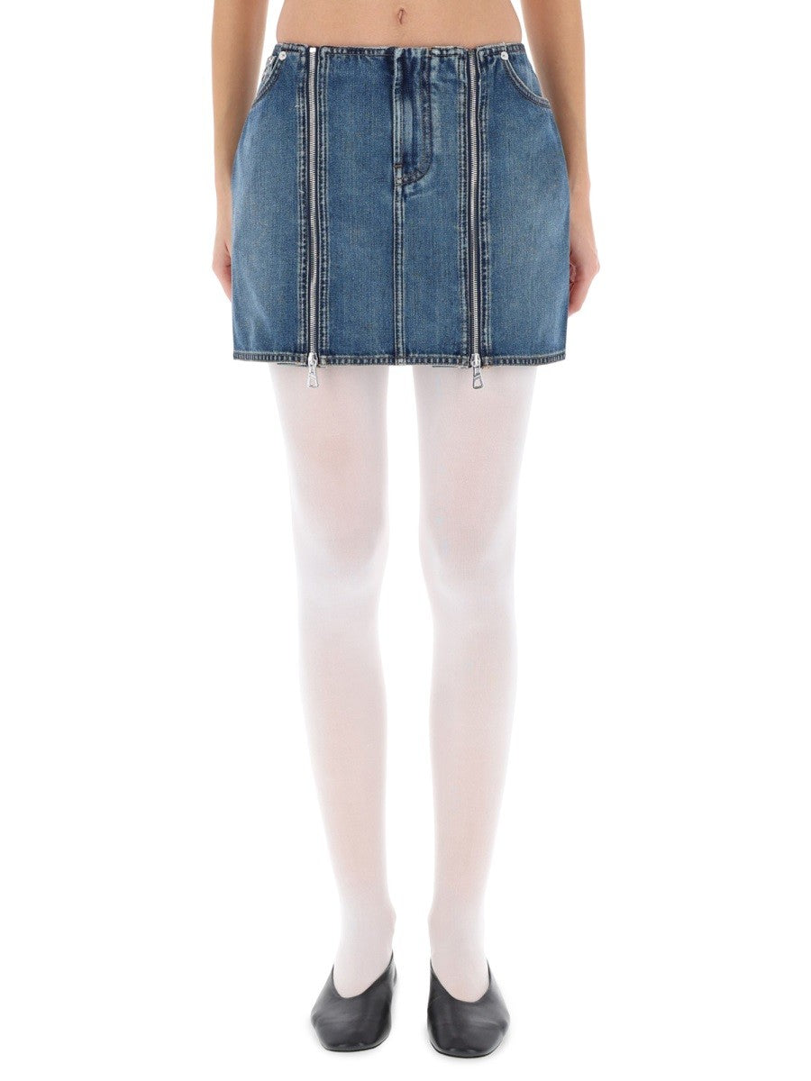 JEAN PAUL GAULTIER - Woman - Blue - Skirt