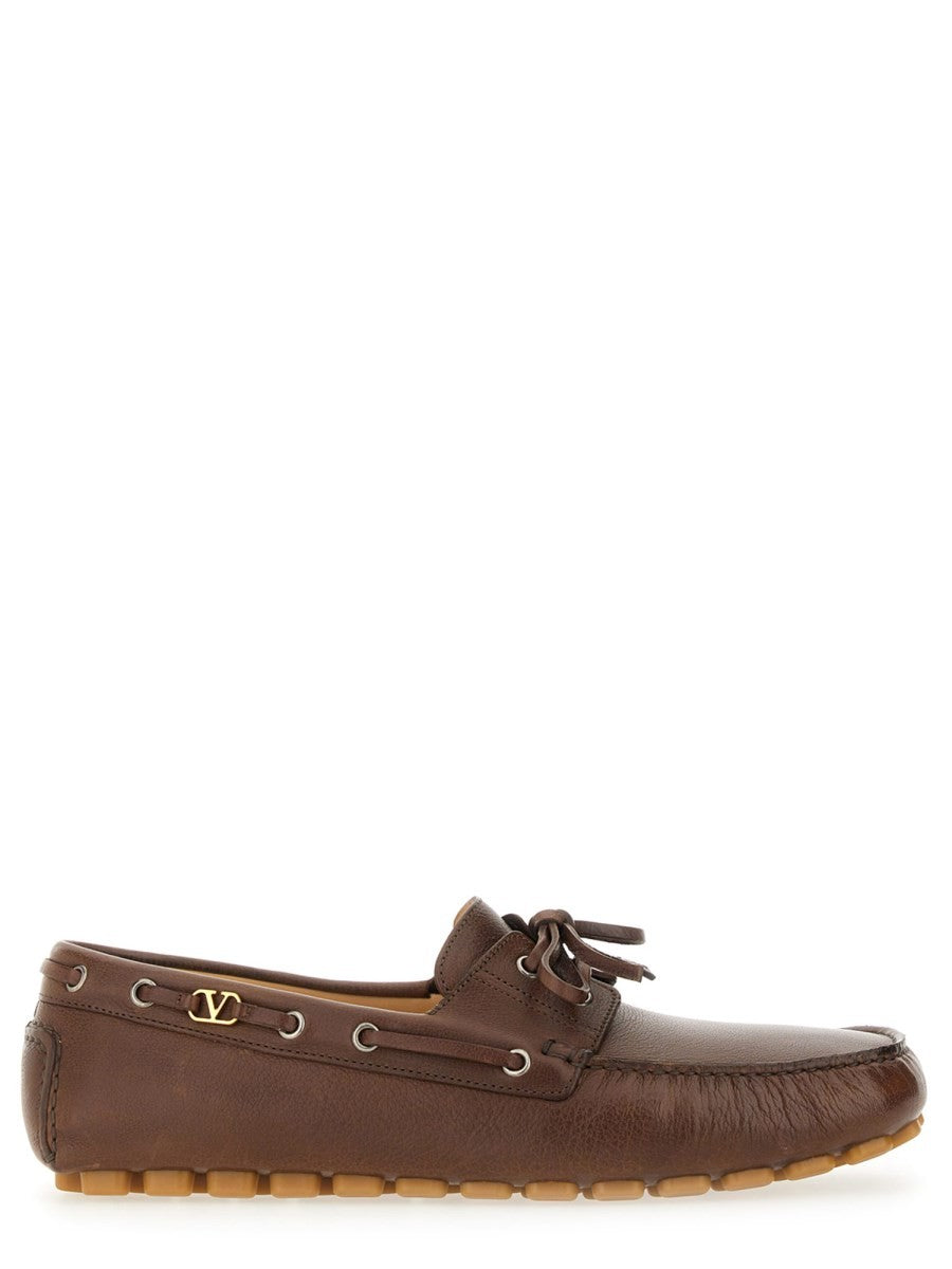 Valentino Garavani - Man - Brown - Loafer