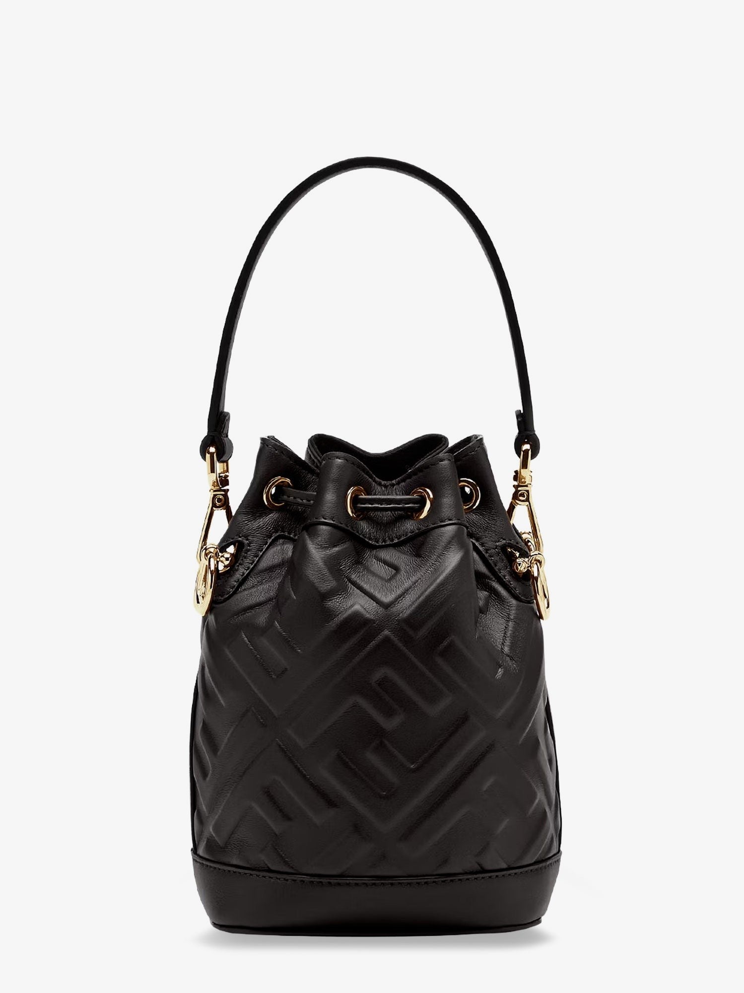 Fendi - Woman - Nero+Oro Soft - Bucket Bag