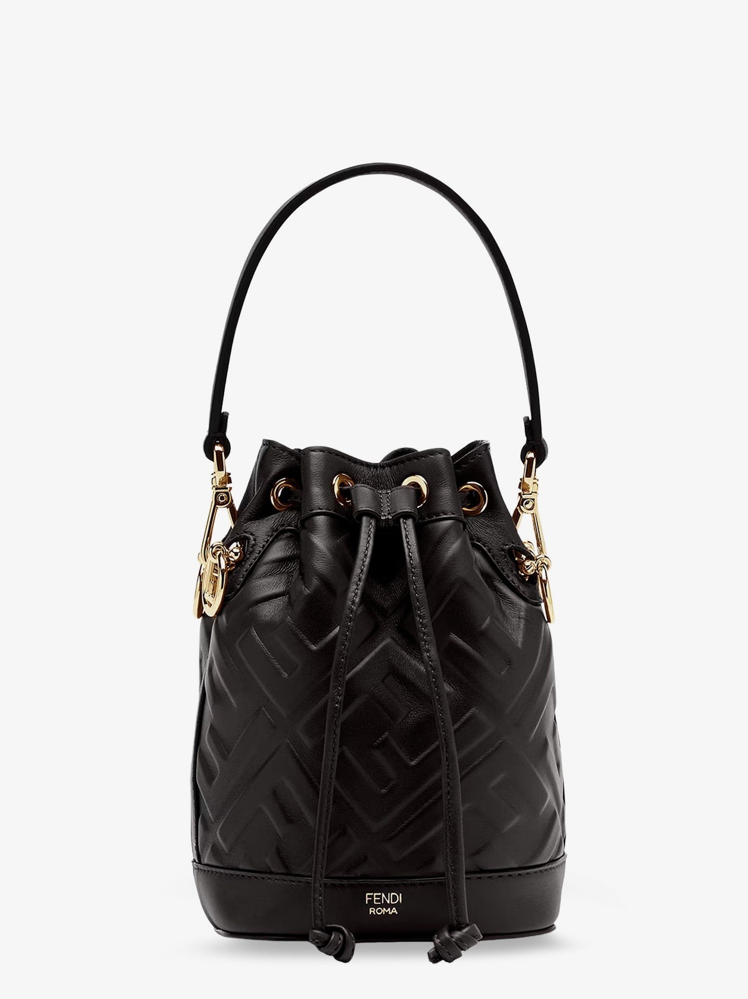 Fendi - Woman - Nero+Oro Soft - Bucket Bag