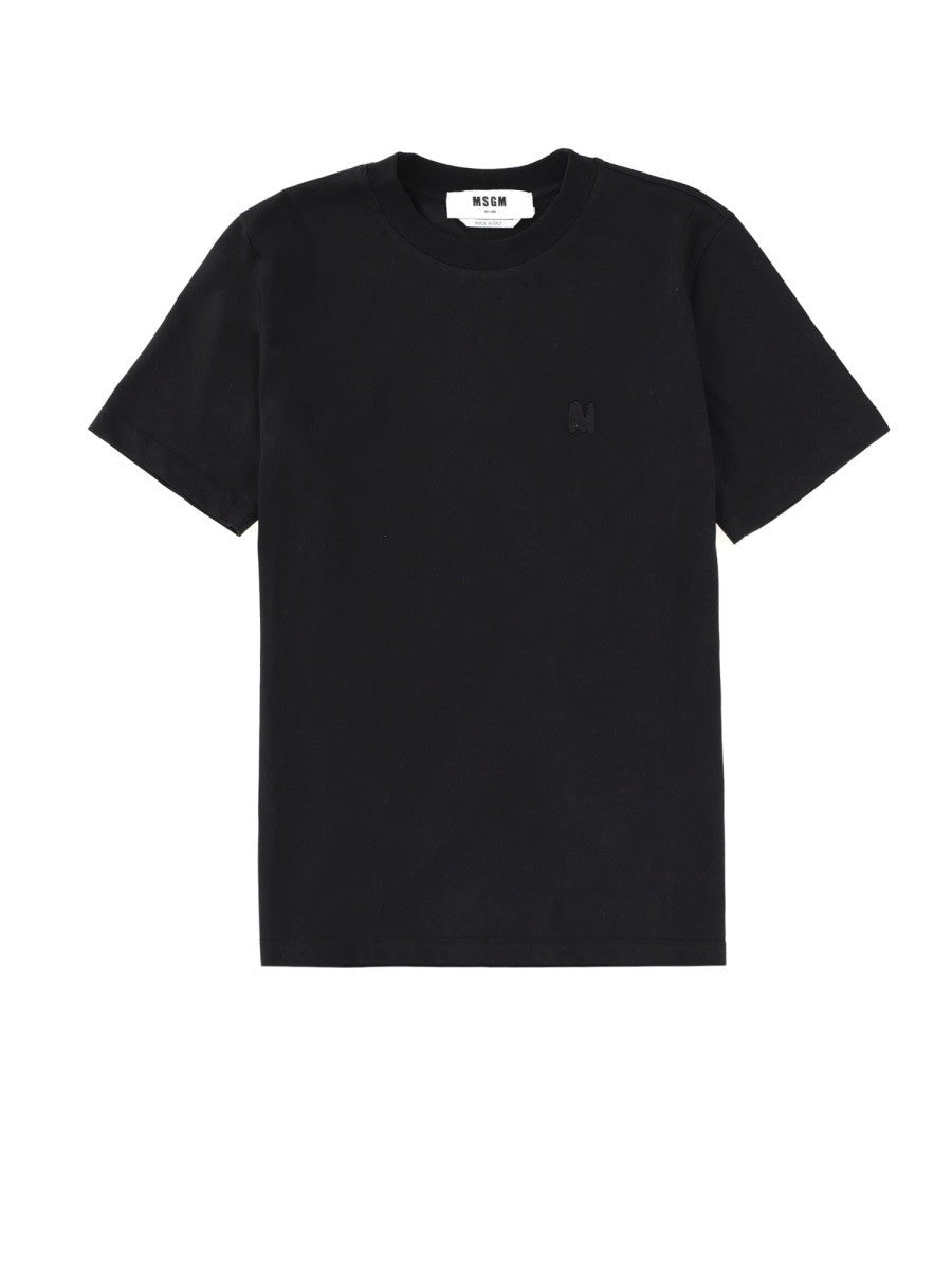 msgm - Woman - Black - T-shirt