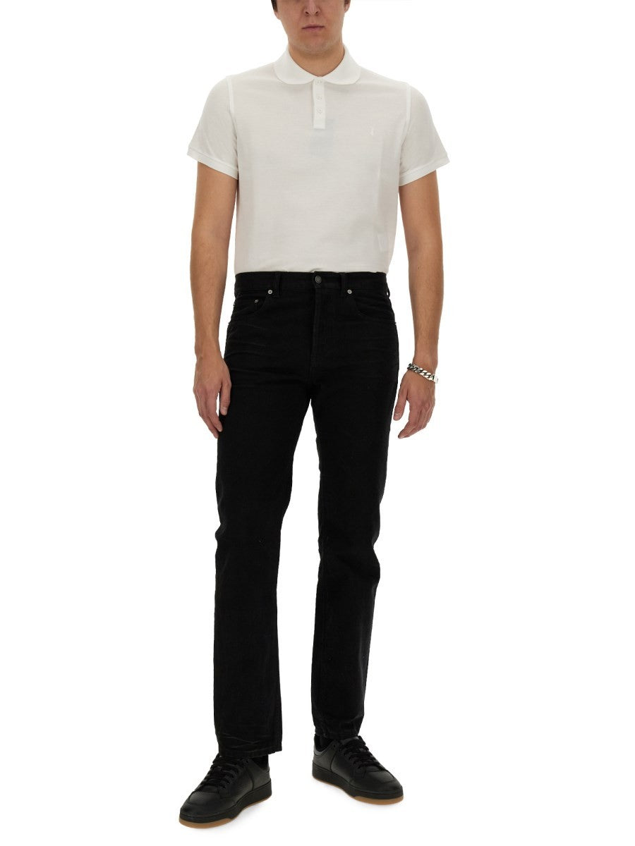 Saint Laurent - Man - White - Polo Shirt