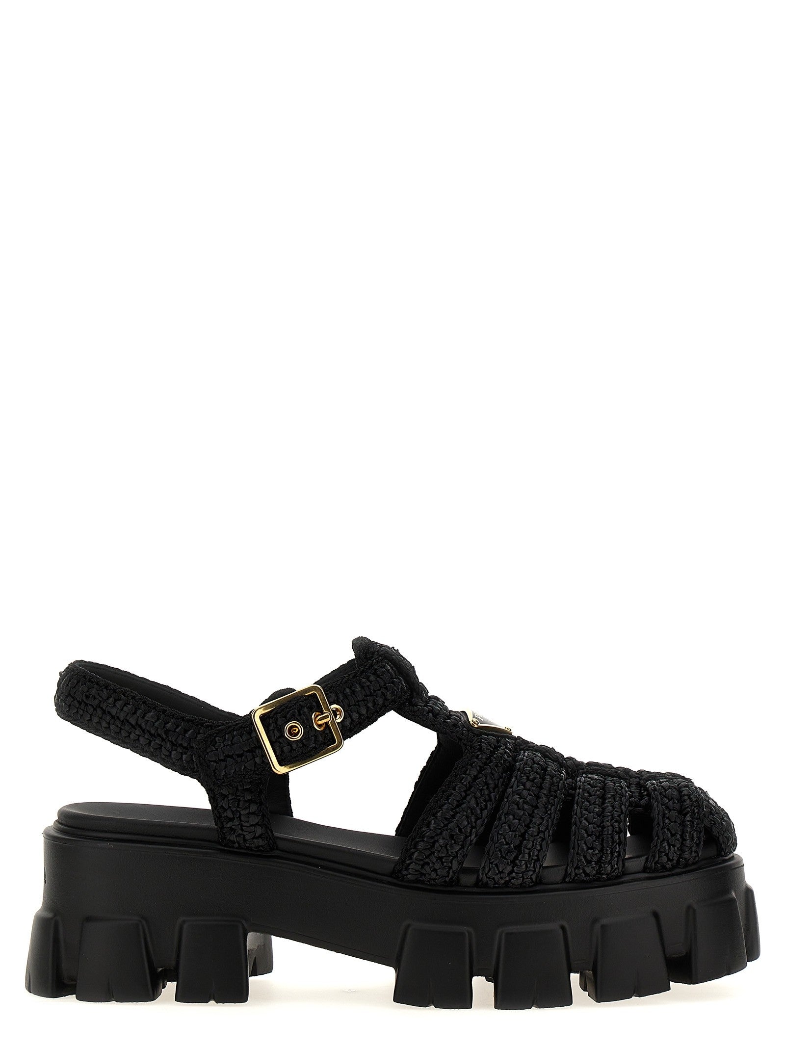 PRADA - nan - Black - Sandal