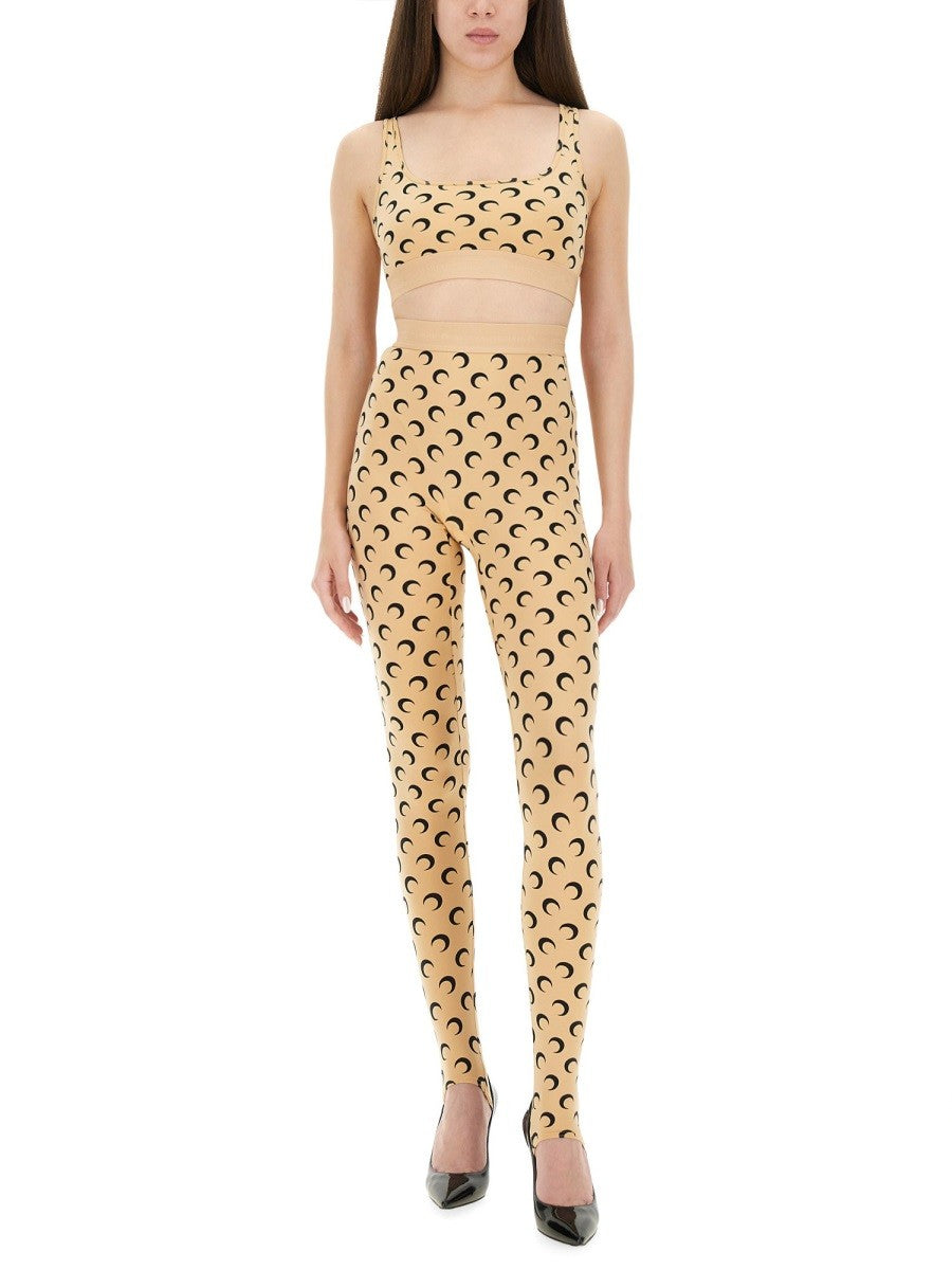 MARINE SERRE - Woman - Beige - Pants