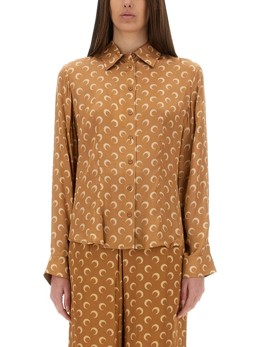 MARINE SERRE - Woman - Beige - Shirt