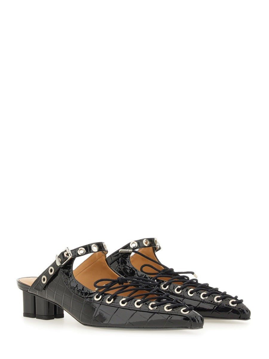 GANNI - Woman - Black - Heel