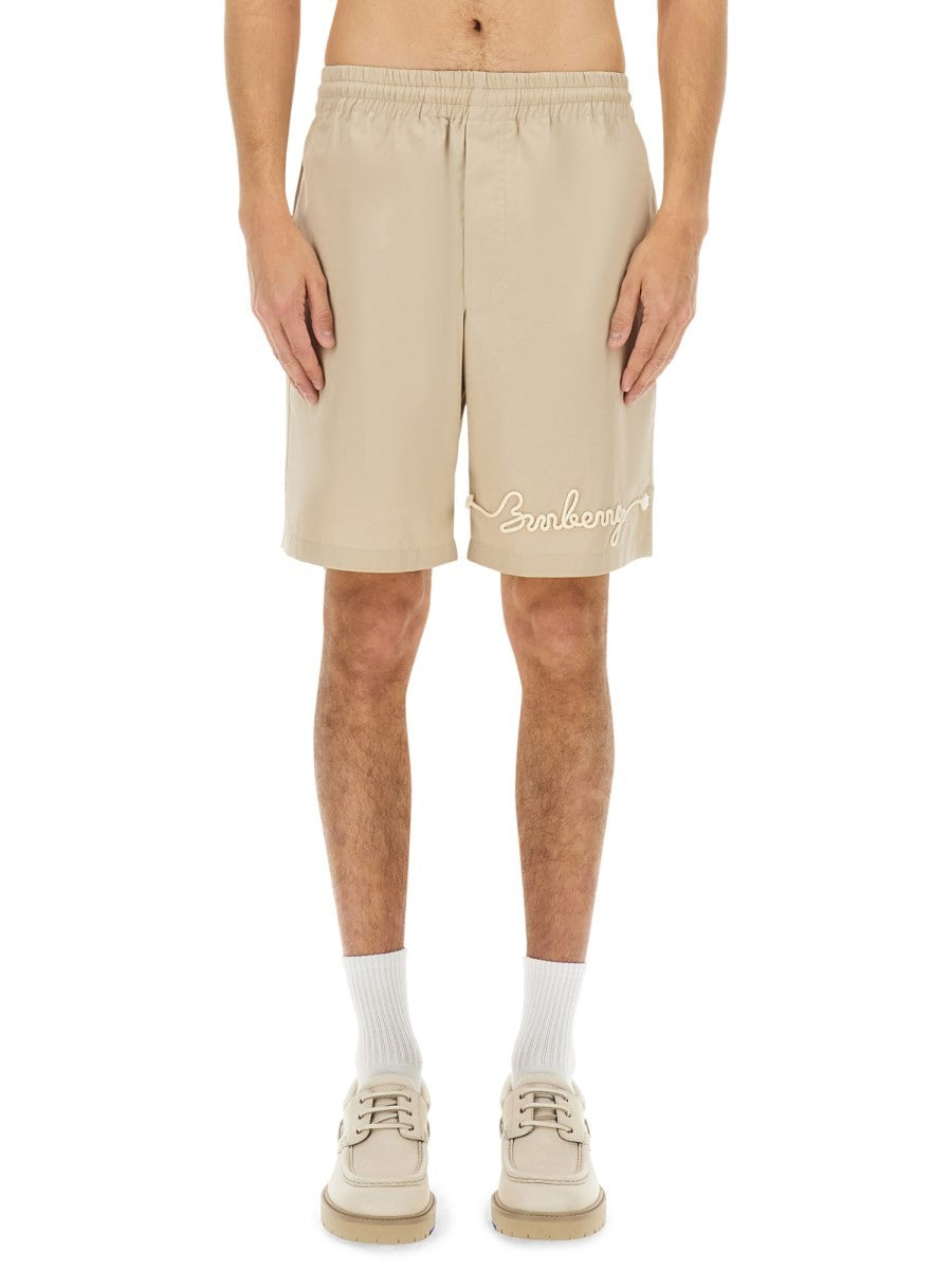 Burberry - Man - Beige - Shorts