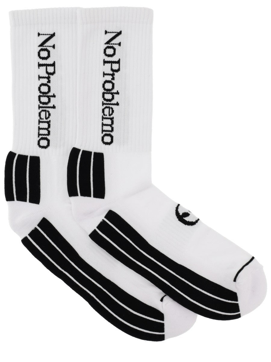 NO PROBLEMO - Unisex - White - Socks