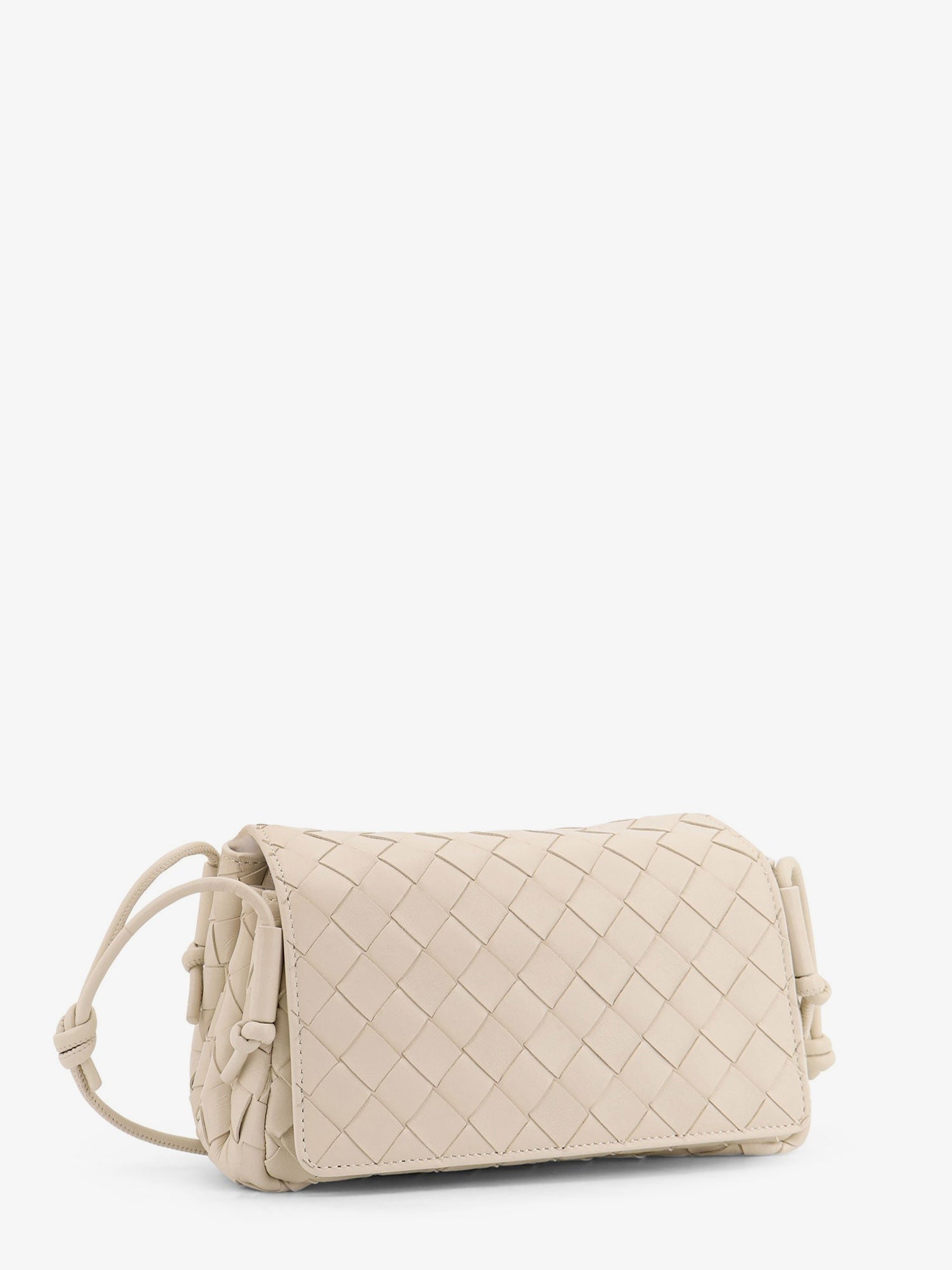 Bottega Veneta - Woman - Sea Salt-Gold - Crossbody Bag