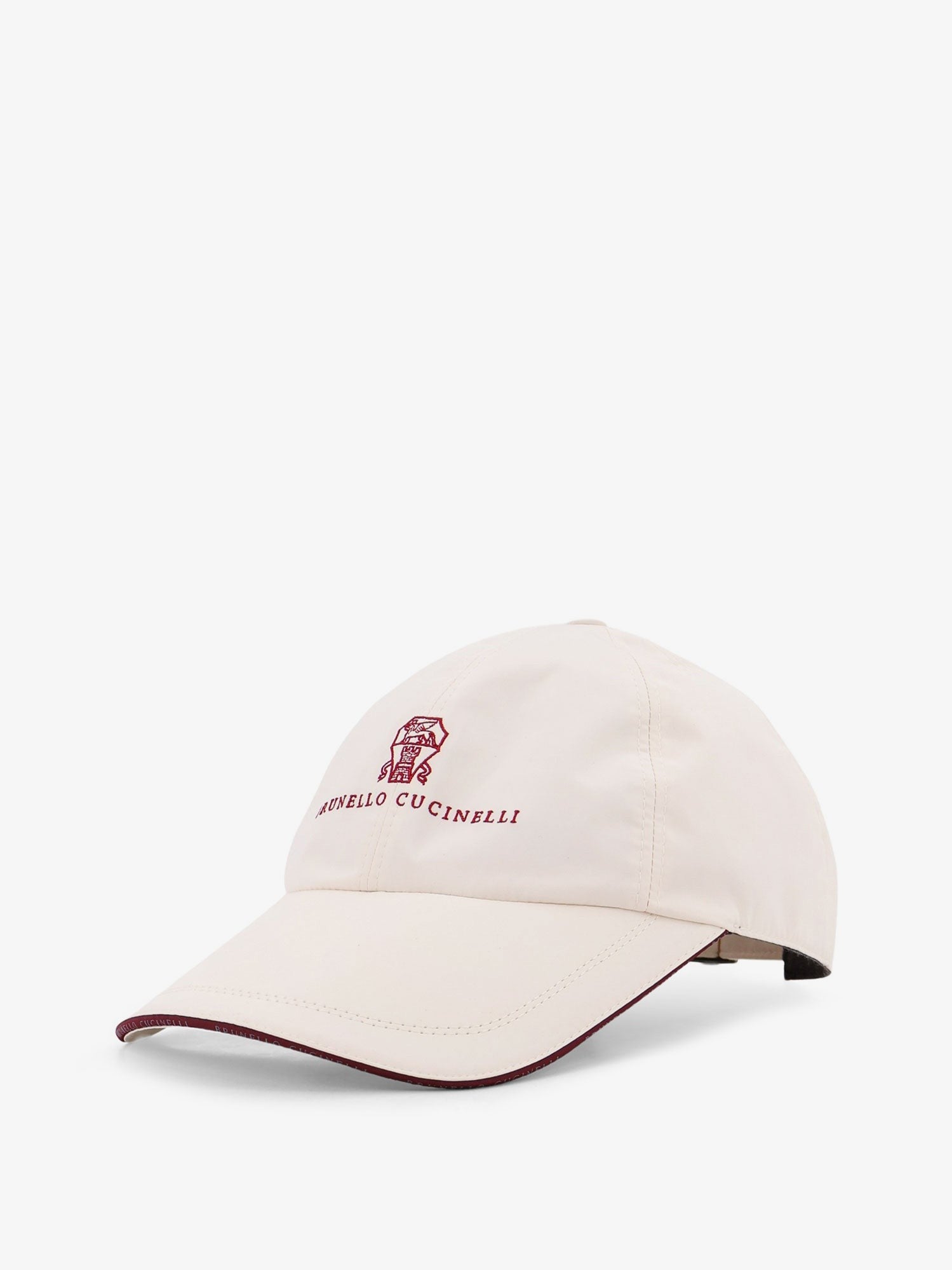 Brunello Cucinelli - Man - Offwhite Rosso - Hat