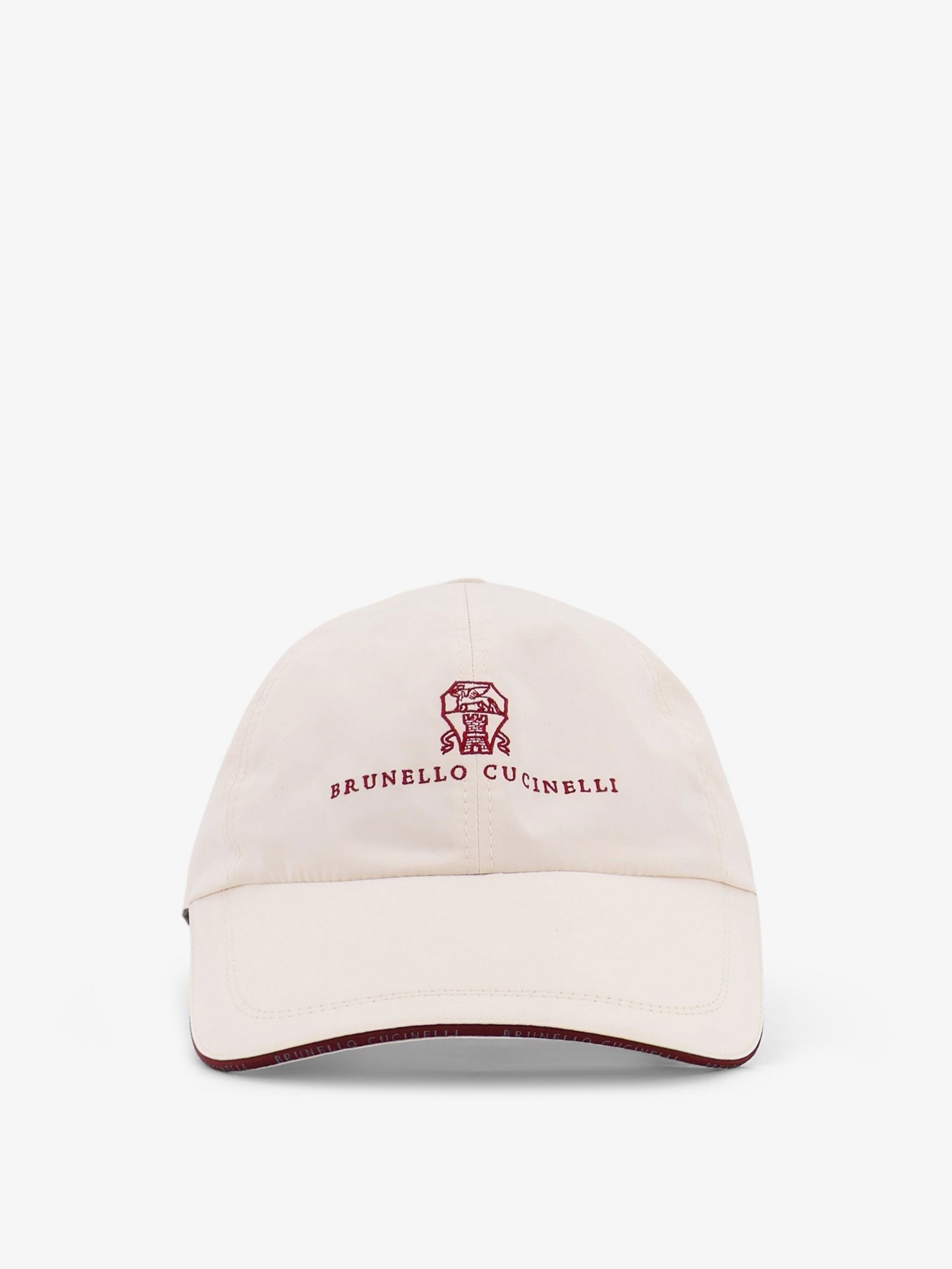 Brunello Cucinelli - Man - Offwhite Rosso - Hat