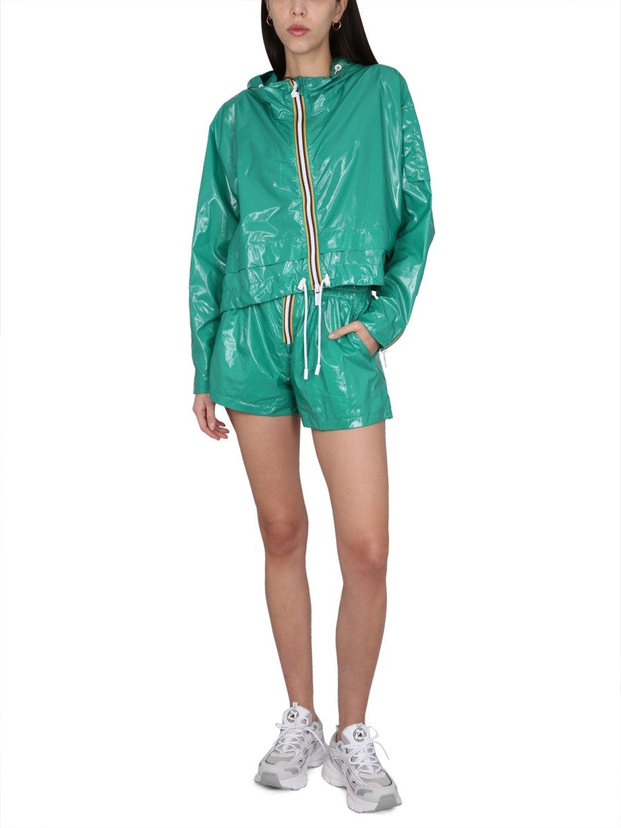 K-Way - Woman - Green - Shorts