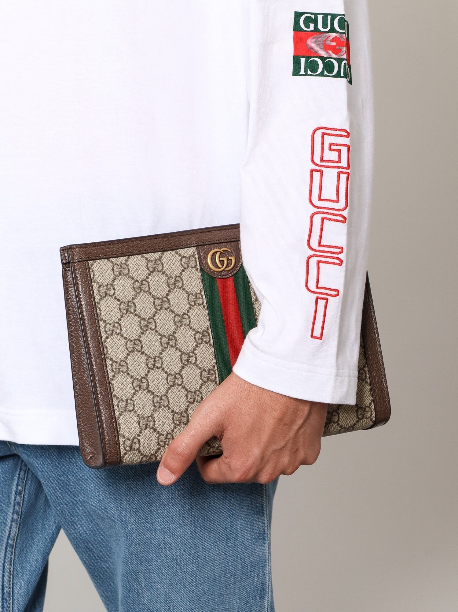 Gucci - Man - Brown - Clutch