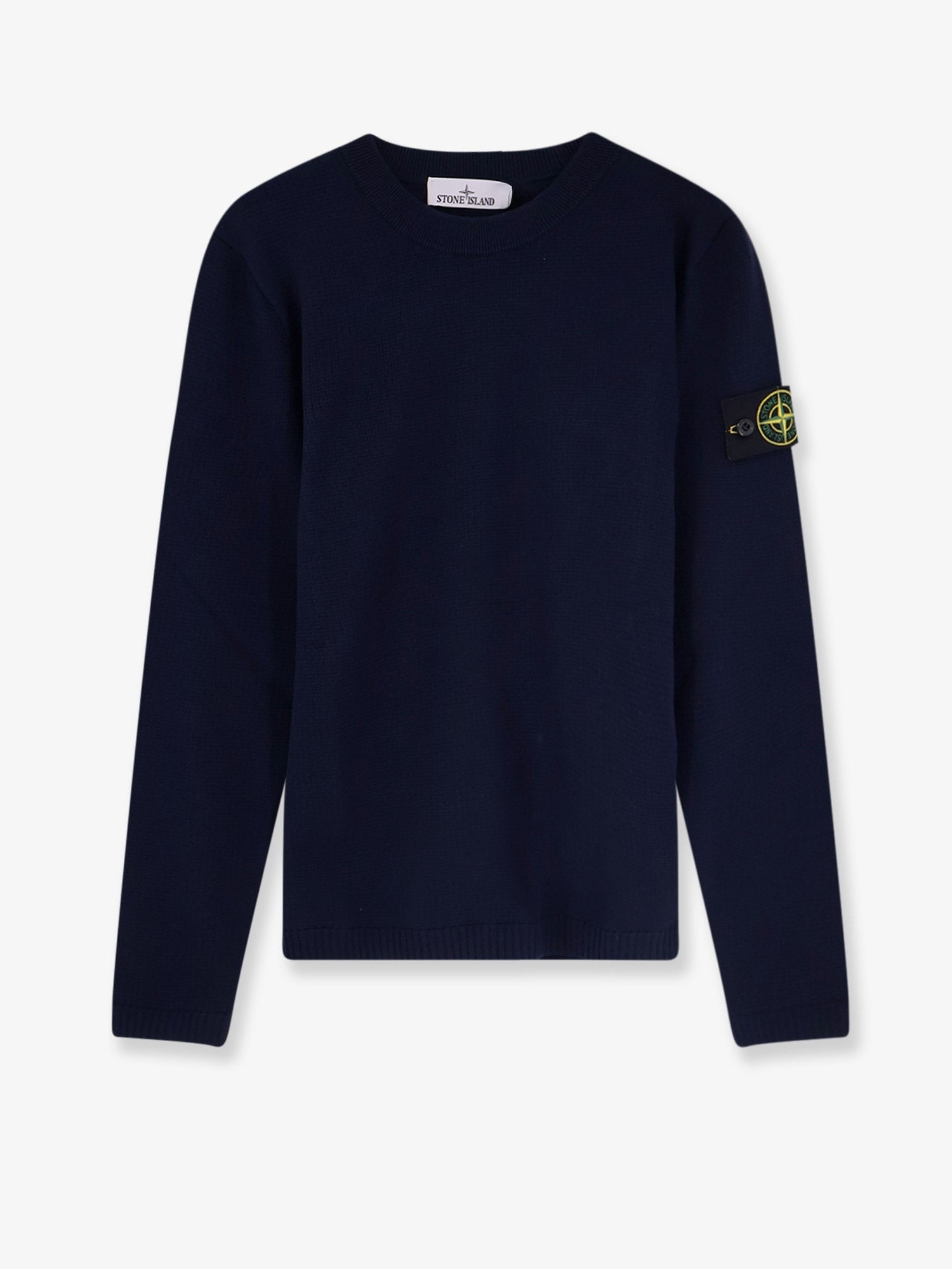 Stone Island - Man - Blue - Knit Sweater