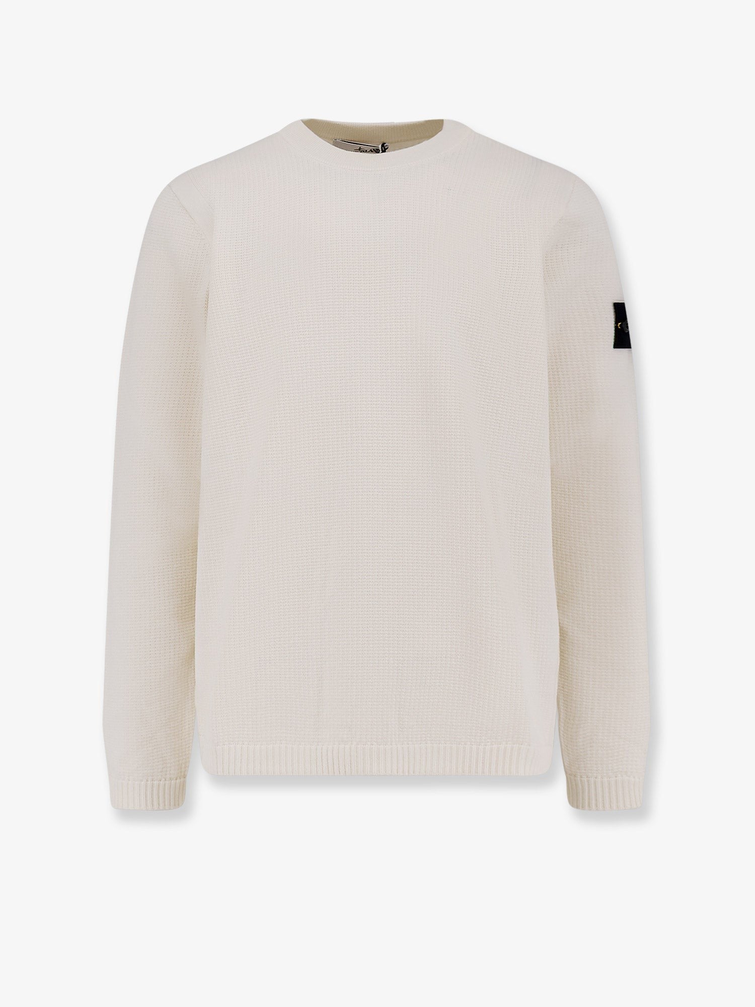 Stone Island - Man - White - Knit Sweater