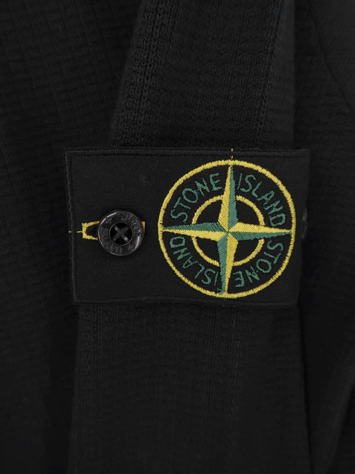 Stone Island - Man - Black - Knit Sweater