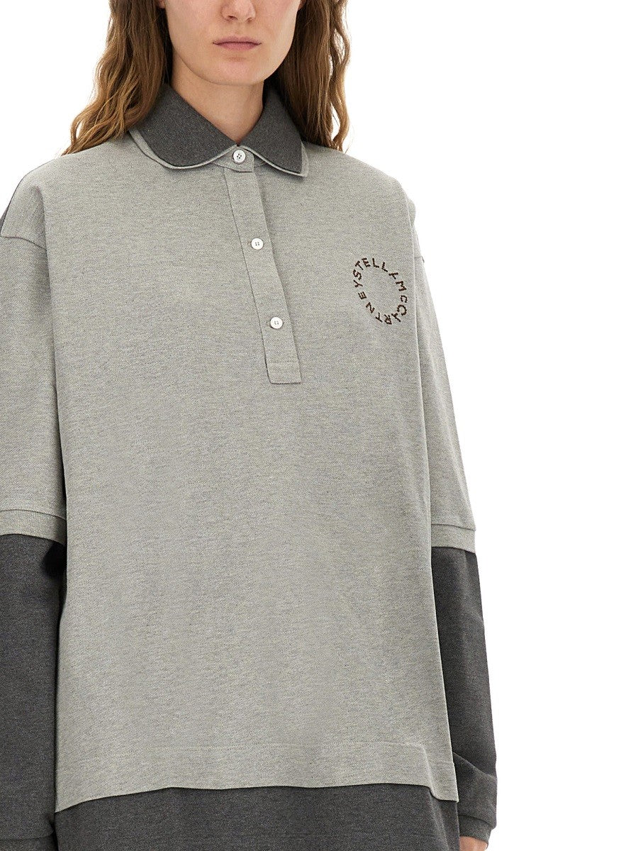 stella mccartney - Woman - Grey - POLO SHIRT
