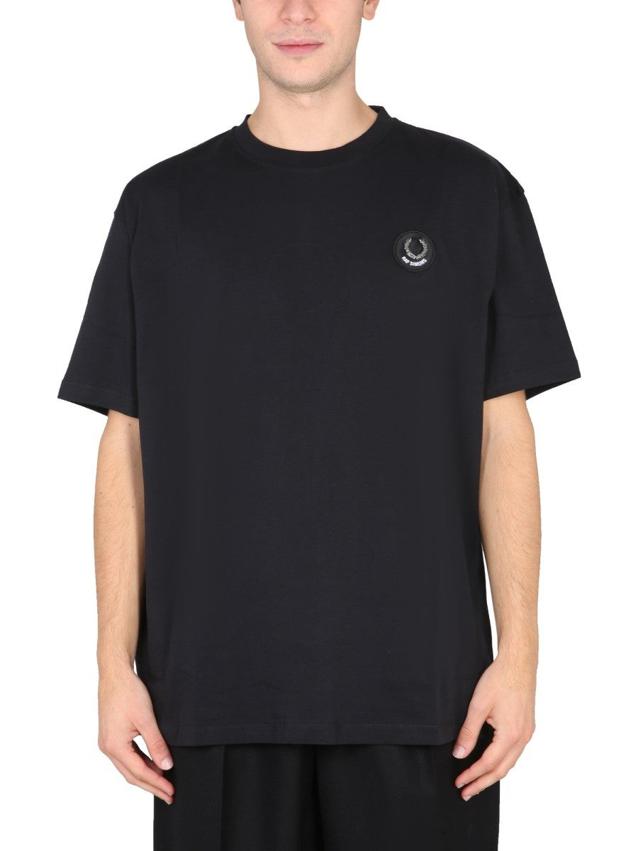 FRED PERRY X RAF SIMONS - Man - Black - T-shirt