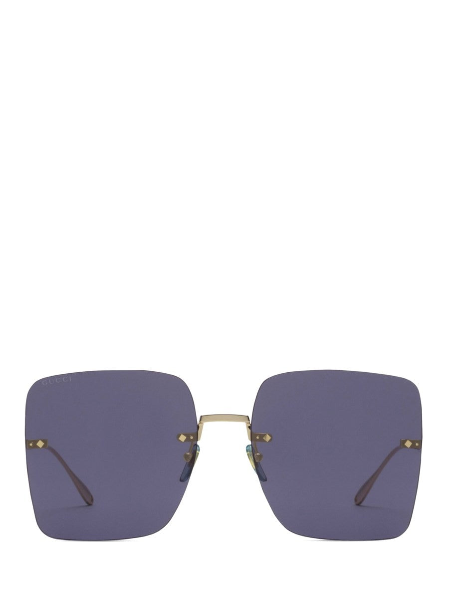 Gucci - Woman - Gold - Sunglasse