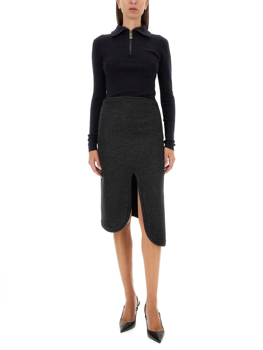 Victoria Beckham - Woman - Grey - Skirt