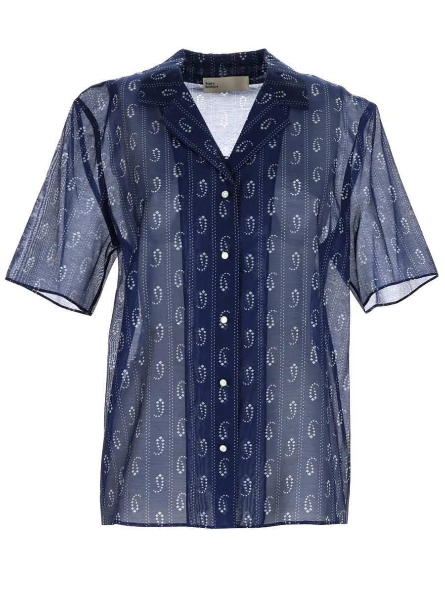 Tory Burch - Woman - Blue - Shirt