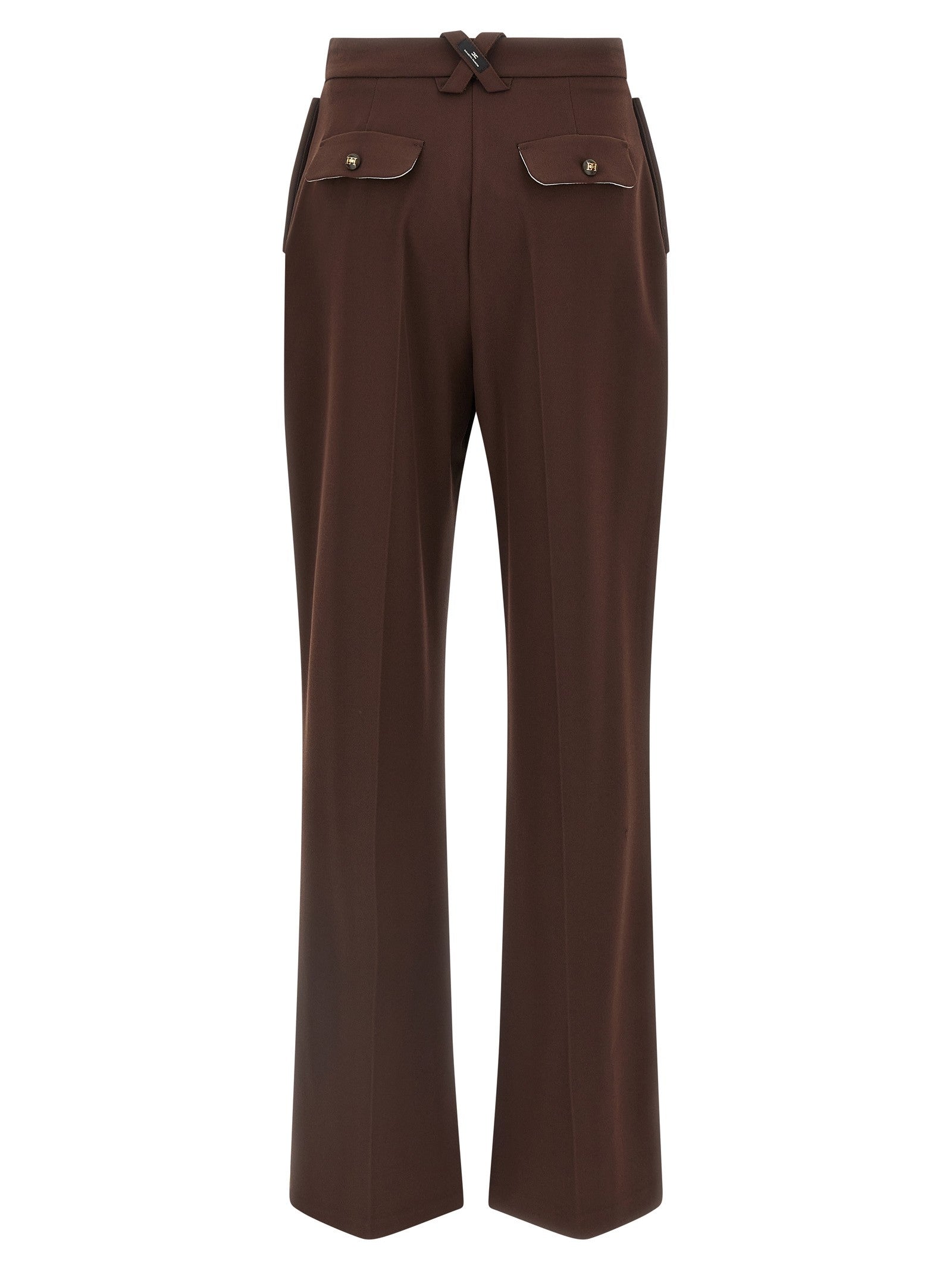 Elisabetta Franchi - nan - Brown - Pants