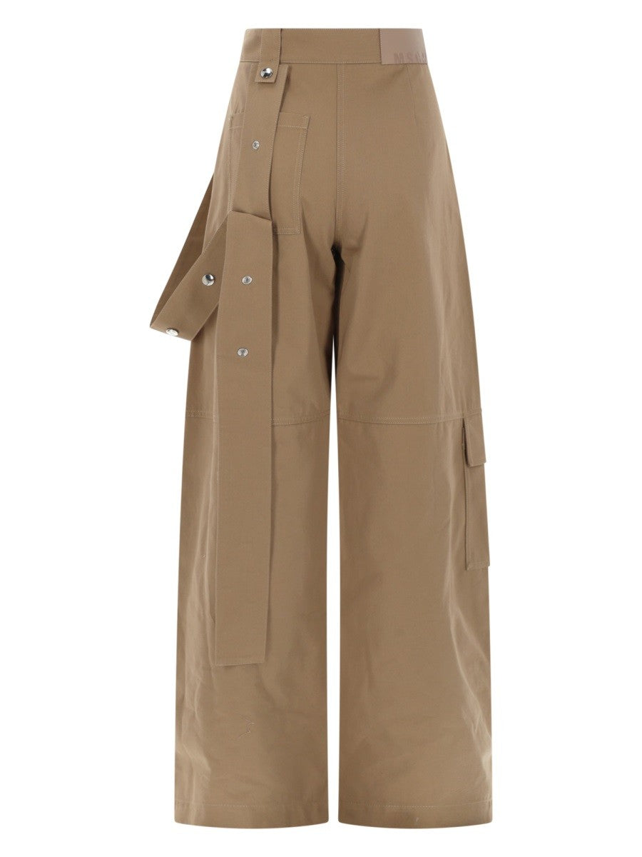 msgm - Woman - Beige - Pants