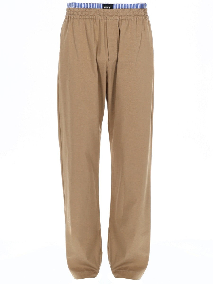 msgm - Man - Beige - Pants