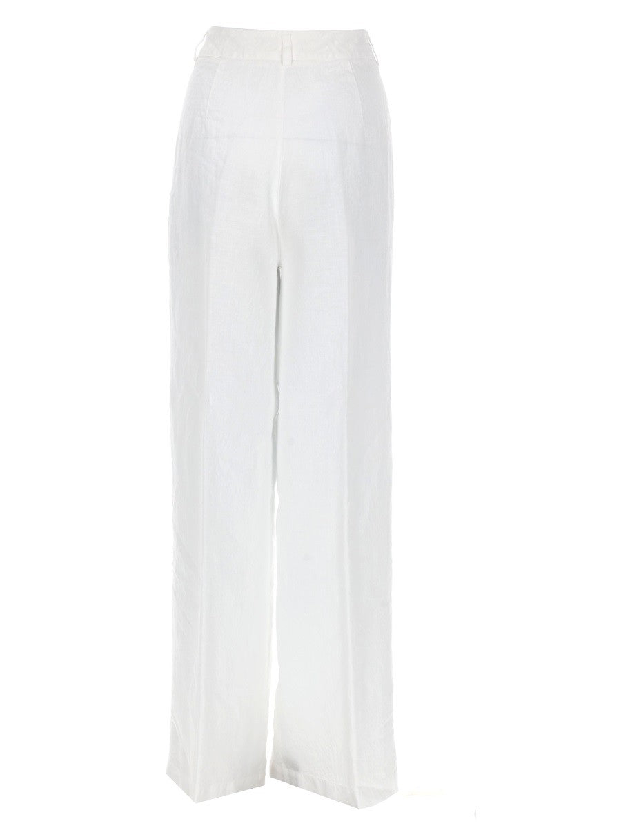 120% LINO - Woman - White - Pants