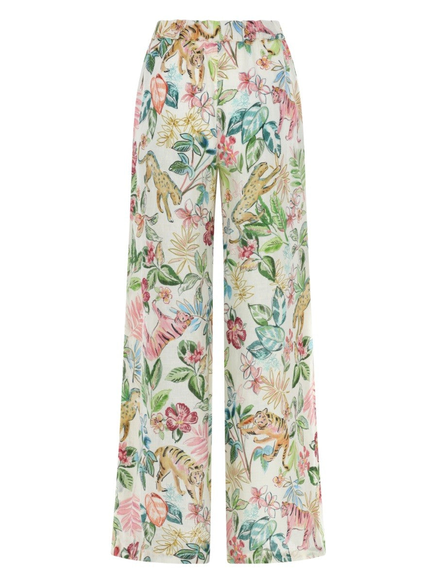 120% LINO - Woman - Multicolor - Pants