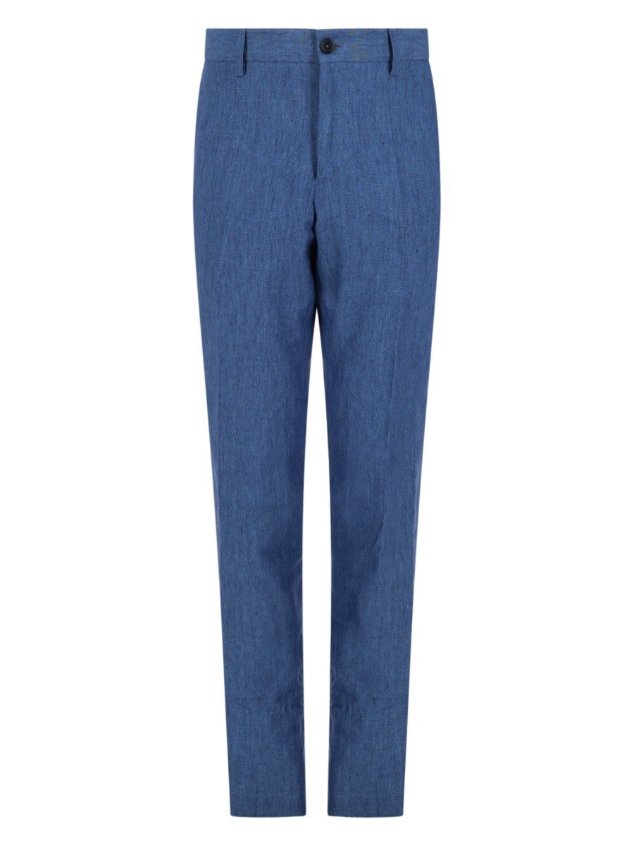 120% LINO - Man - Blue - Pants