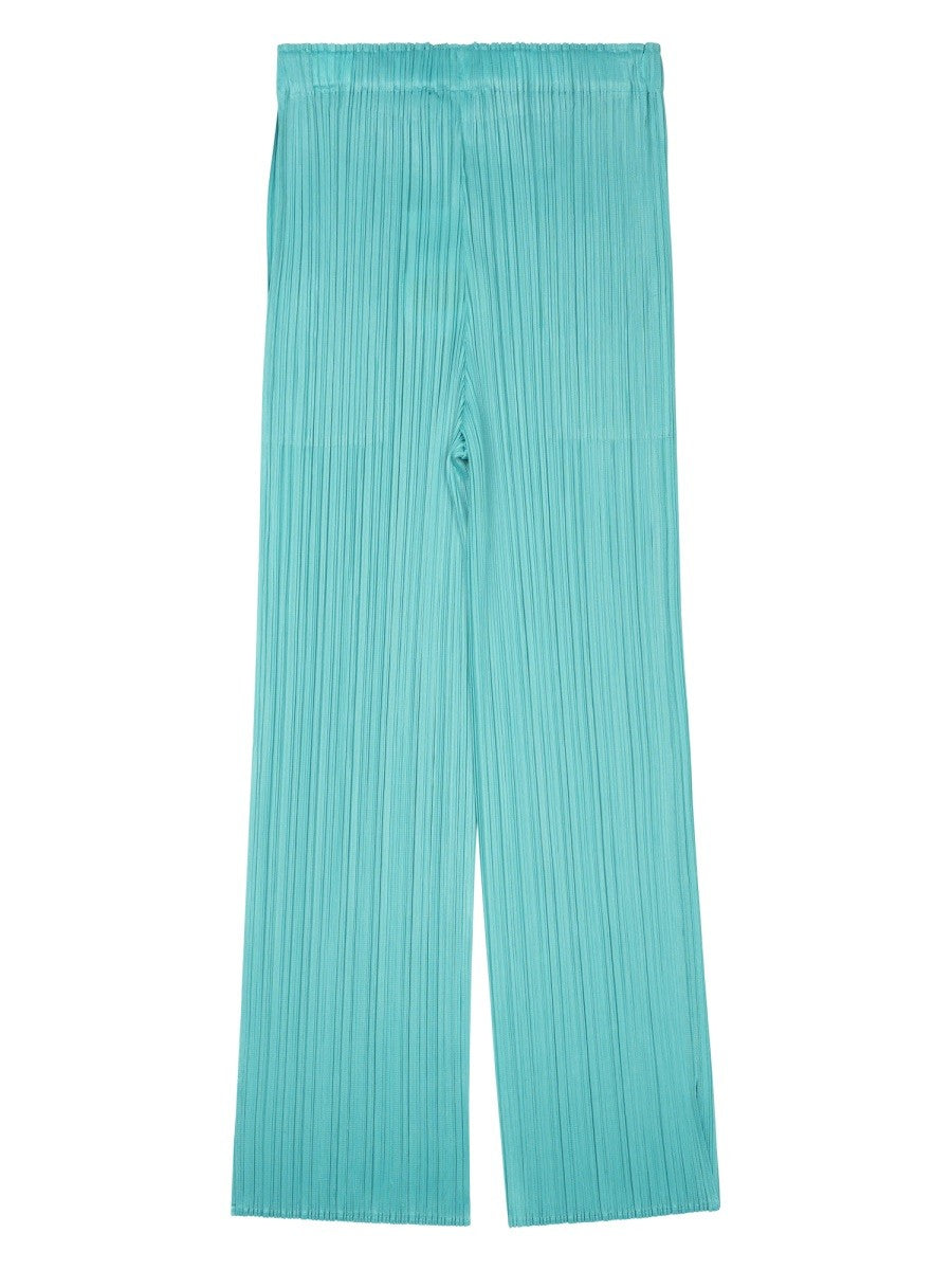 PLEATS PLEASE ISSEY MIYAKE - Woman - Green - Pants