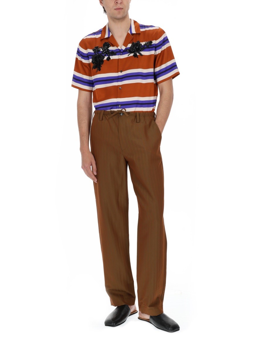 Dries Van Noten - Man - Brown - Pants