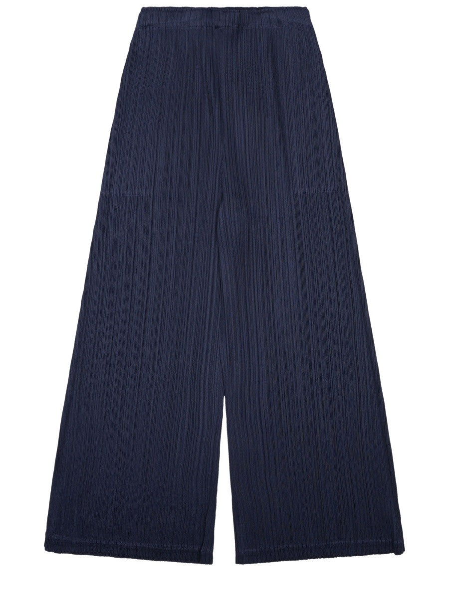 PLEATS PLEASE ISSEY MIYAKE - Woman - Blue - Pants
